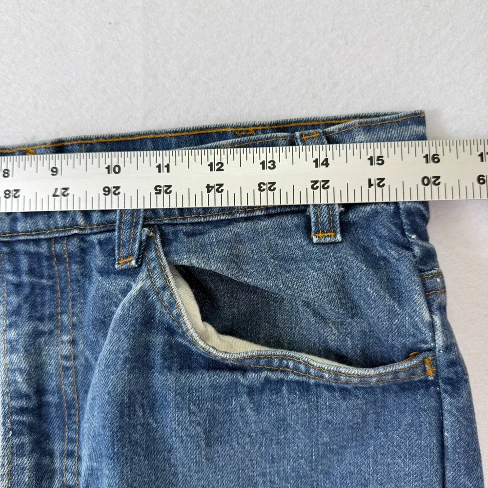 Vintage 80s Levis 519-0217 Orange Tab Jeans Mens 32x30 Made In USA Straight Leg